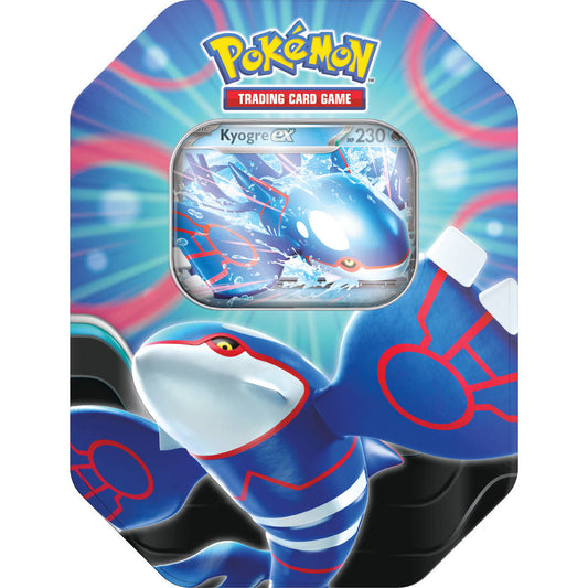 Pokémon Azure Legends collectors tin Kyogre - English