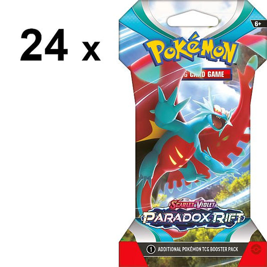 Pokémon Paradox rift 24x Sleeved boosters case - English