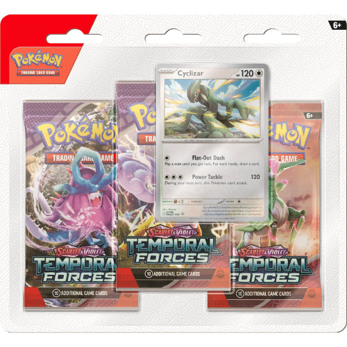 Pokémon Temporal Forces 3-pack Blister Cyclizar - English
