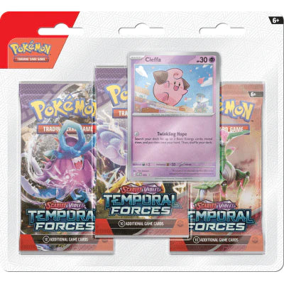 Pokémon Temporal Forces 3-pack Blister Cleffa - English