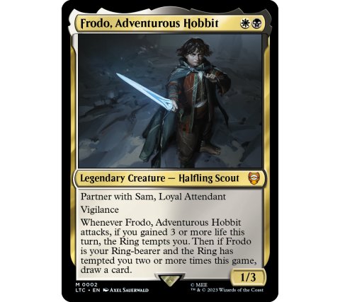 The Lord of the Rings "Food and Fellowship" Commander Deck