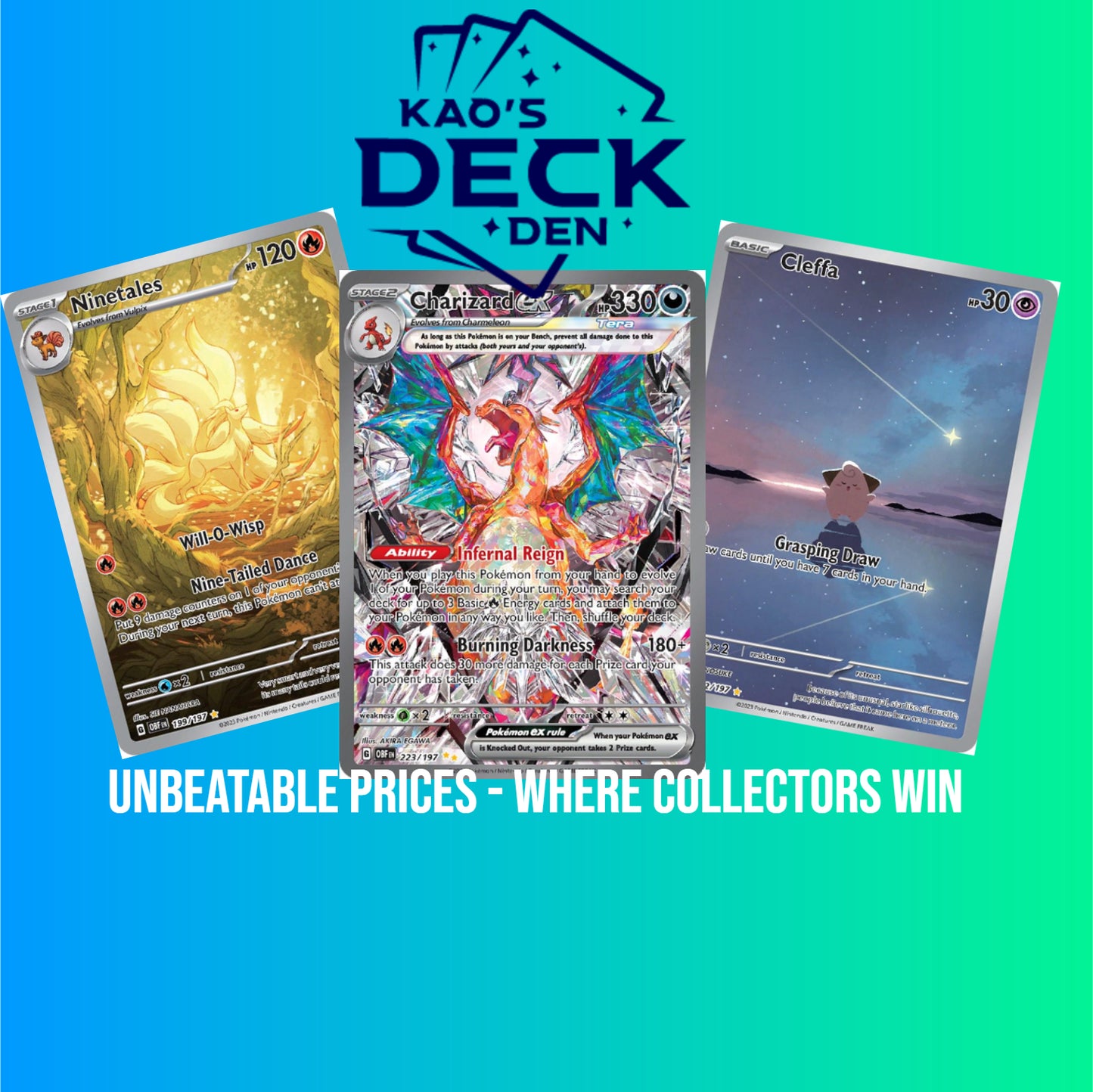 Pokémon Obsidian Flames SLEEVED Booster pack - English