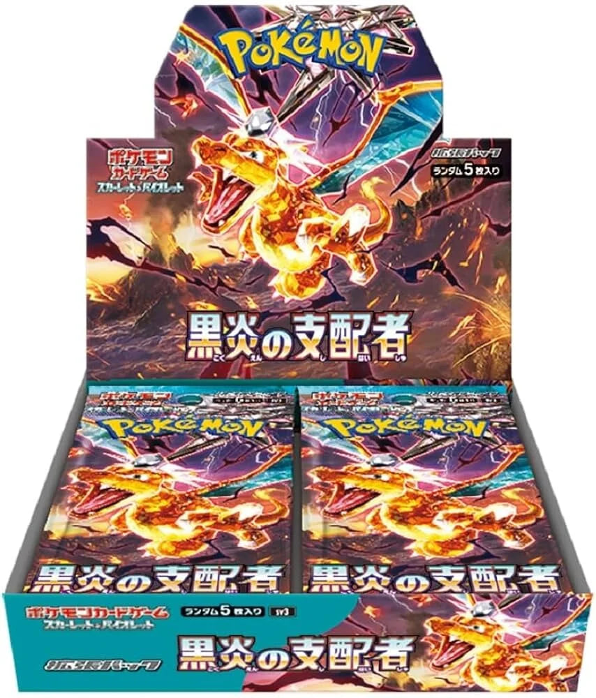 Pokémon Ruler of the Black Flame Booster Box - Japanese