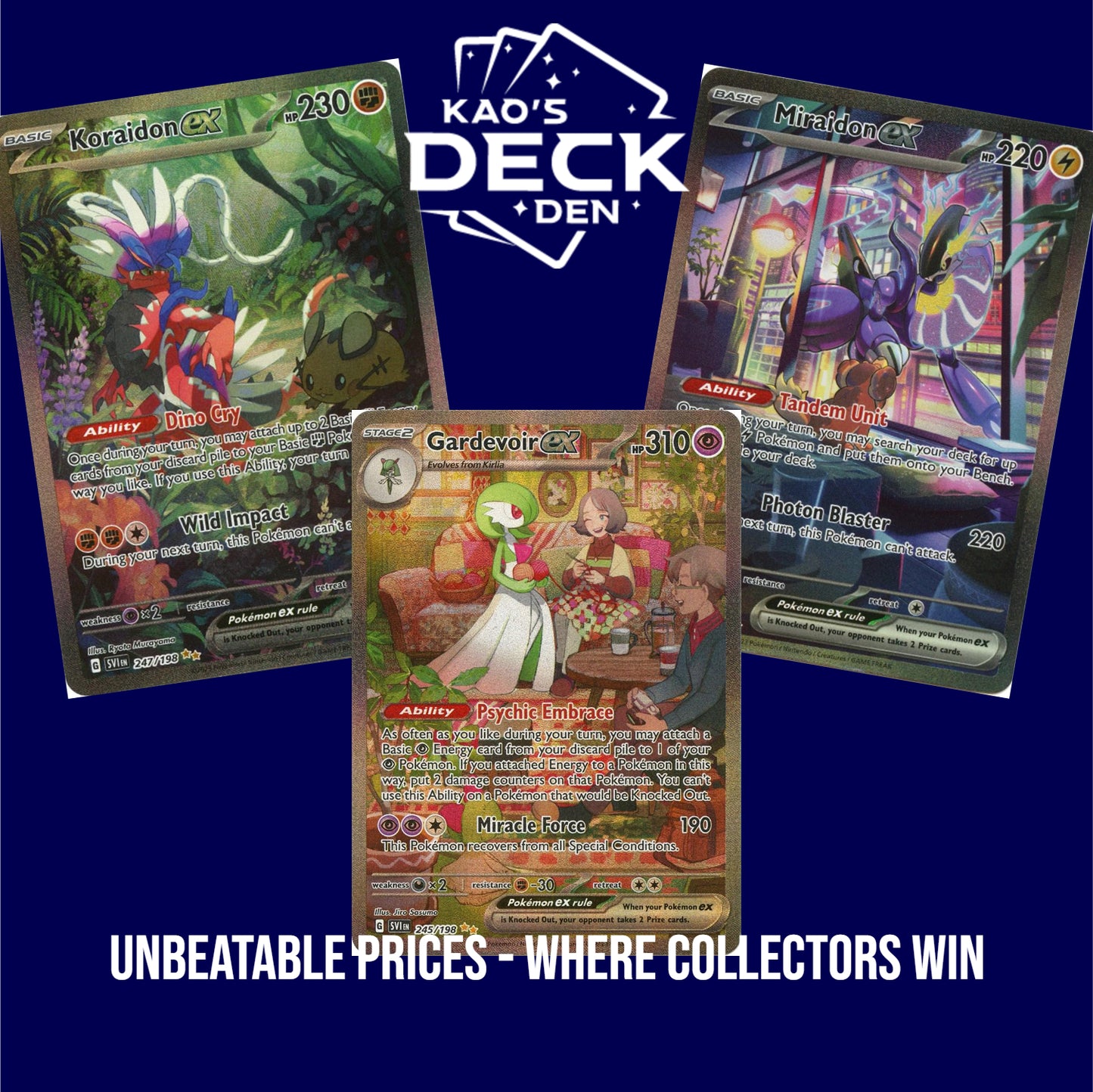 Pokémon base Scarlet & Violet 3-pack Blister Dondozo - English