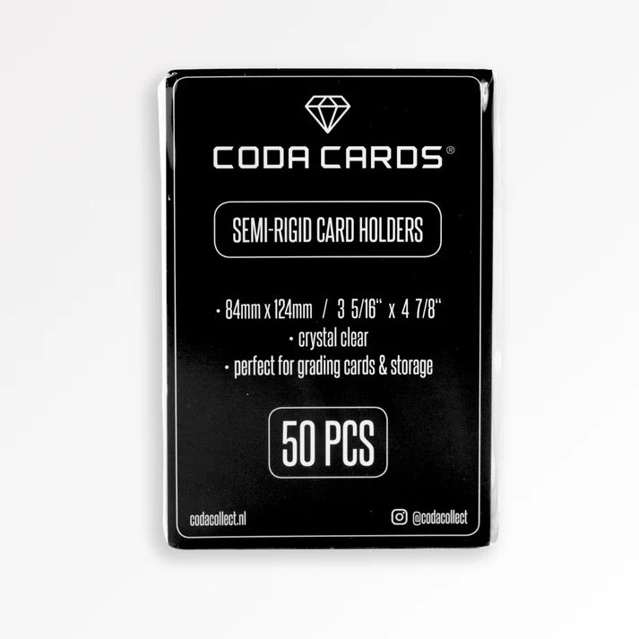 Coda-Collect Semi-Rigid Card Holders (50pcs)
