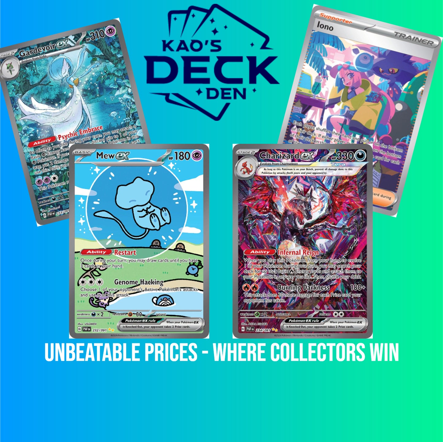 Pokémon Paldean Fates Great Tusk EX tin - English