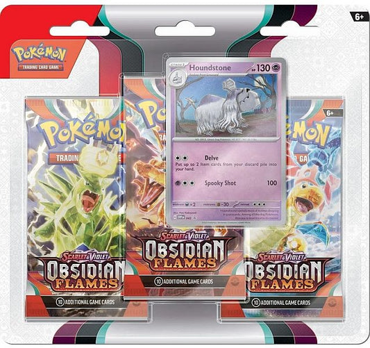 Pokémon Obsidian Flames 3-pack blister Houndstone - English