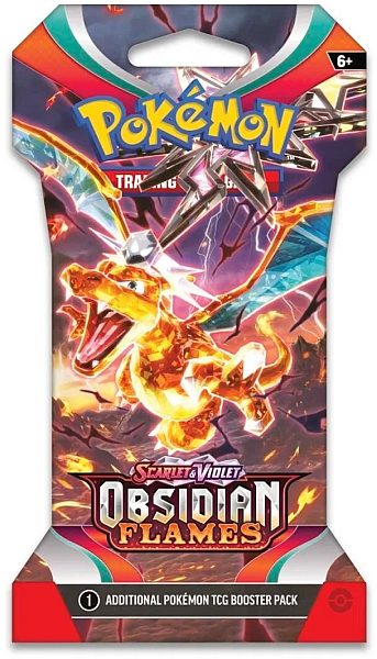 Pokémon Obsidian Flames SLEEVED Booster pack - English
