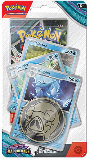 Pokémon Twilight Masquerade Checklane pack Blister Kingdra - English