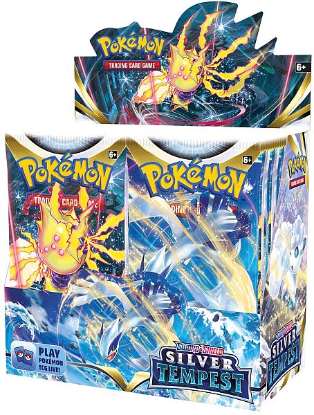 Pokémon Sword & Shield Silver Tempest Booster box English