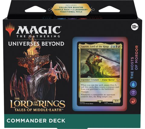 The Lord of the Rings "The Hosts of Mordor" Commander Deck