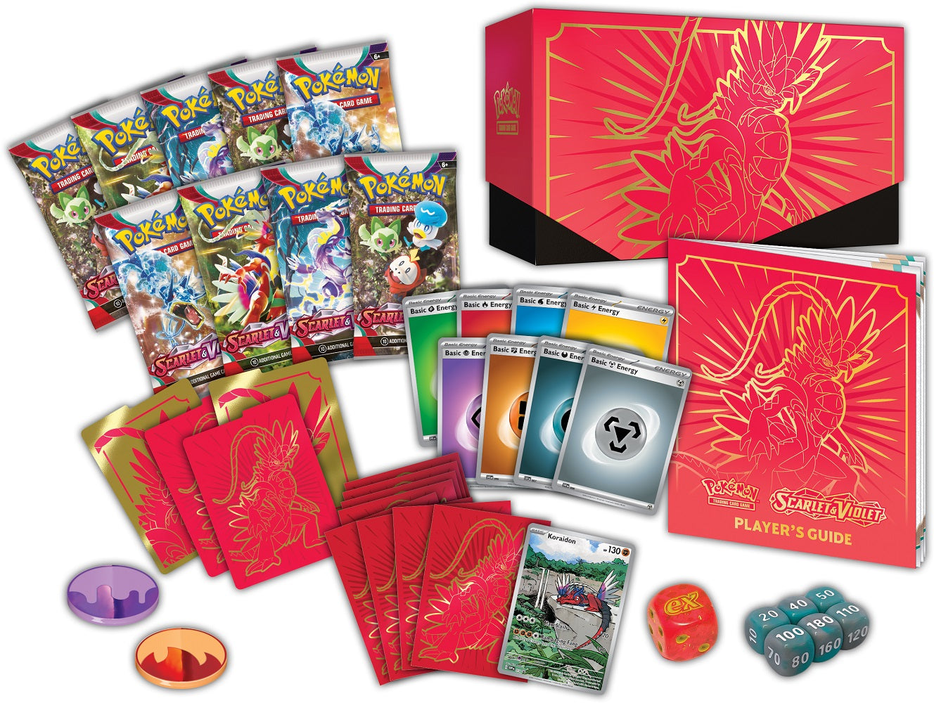 Pokemon Scarlet & Violet Koraidon Elite Trainer Box – English