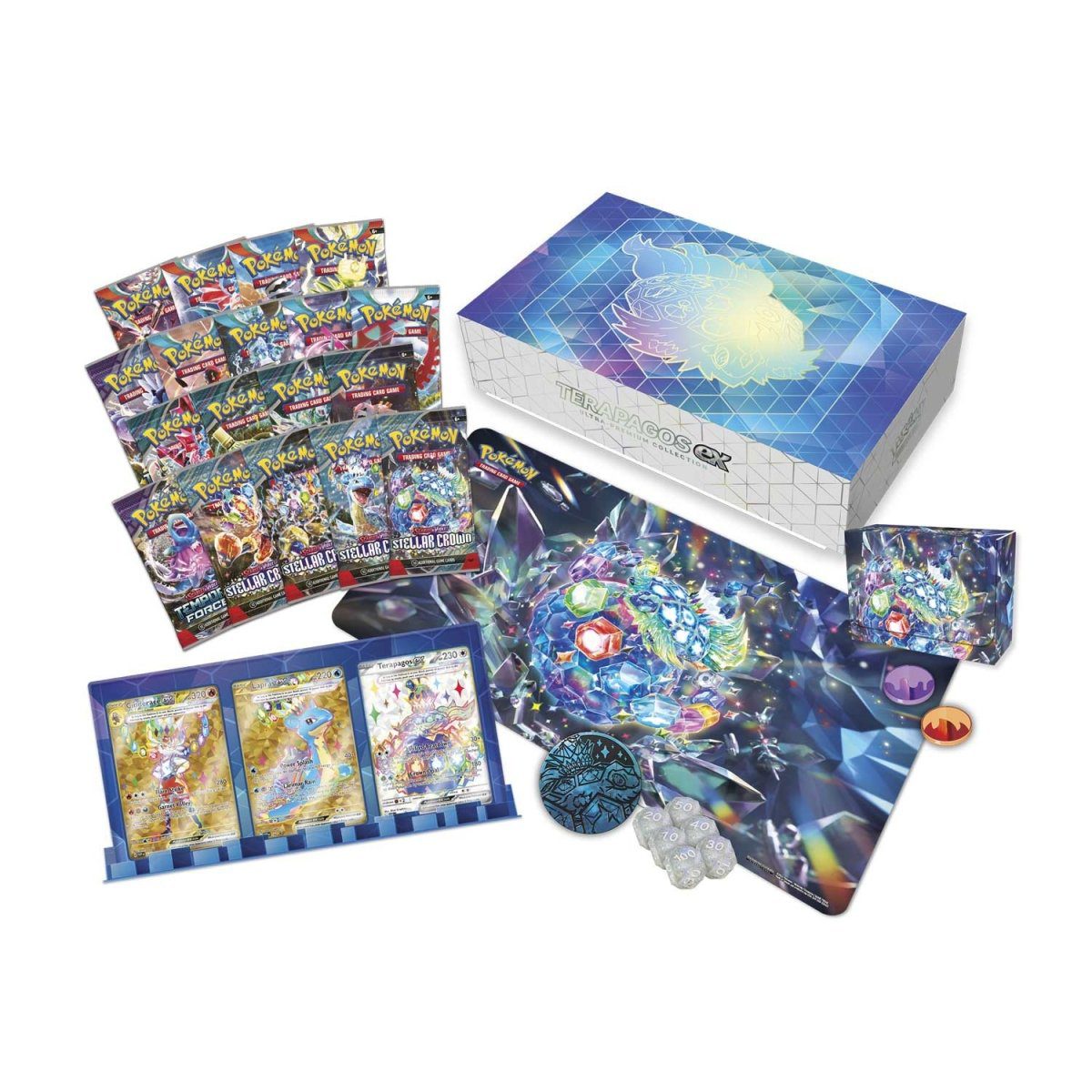 Pokémon Scarlet and Violet Terapagos EX Ultra Premium Collection - English