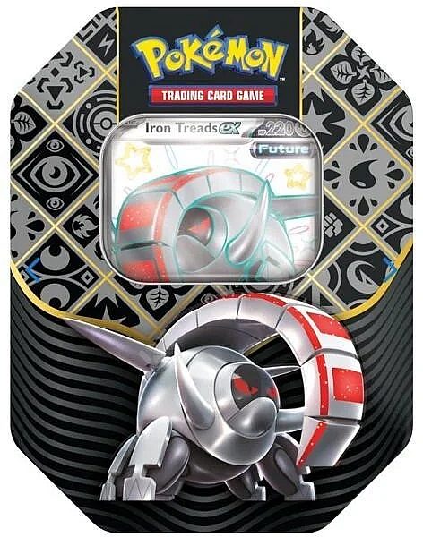 Pokémon Paldean Fates Iron Treads EX tin - English