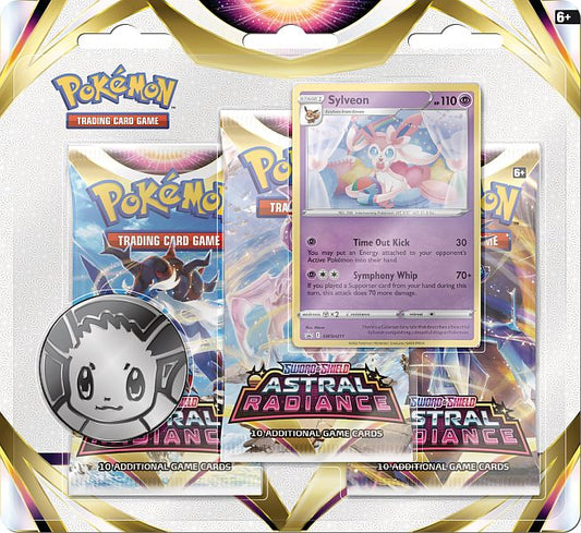 Pokémon Astral Radiance 3-pack blister Sylveon - English